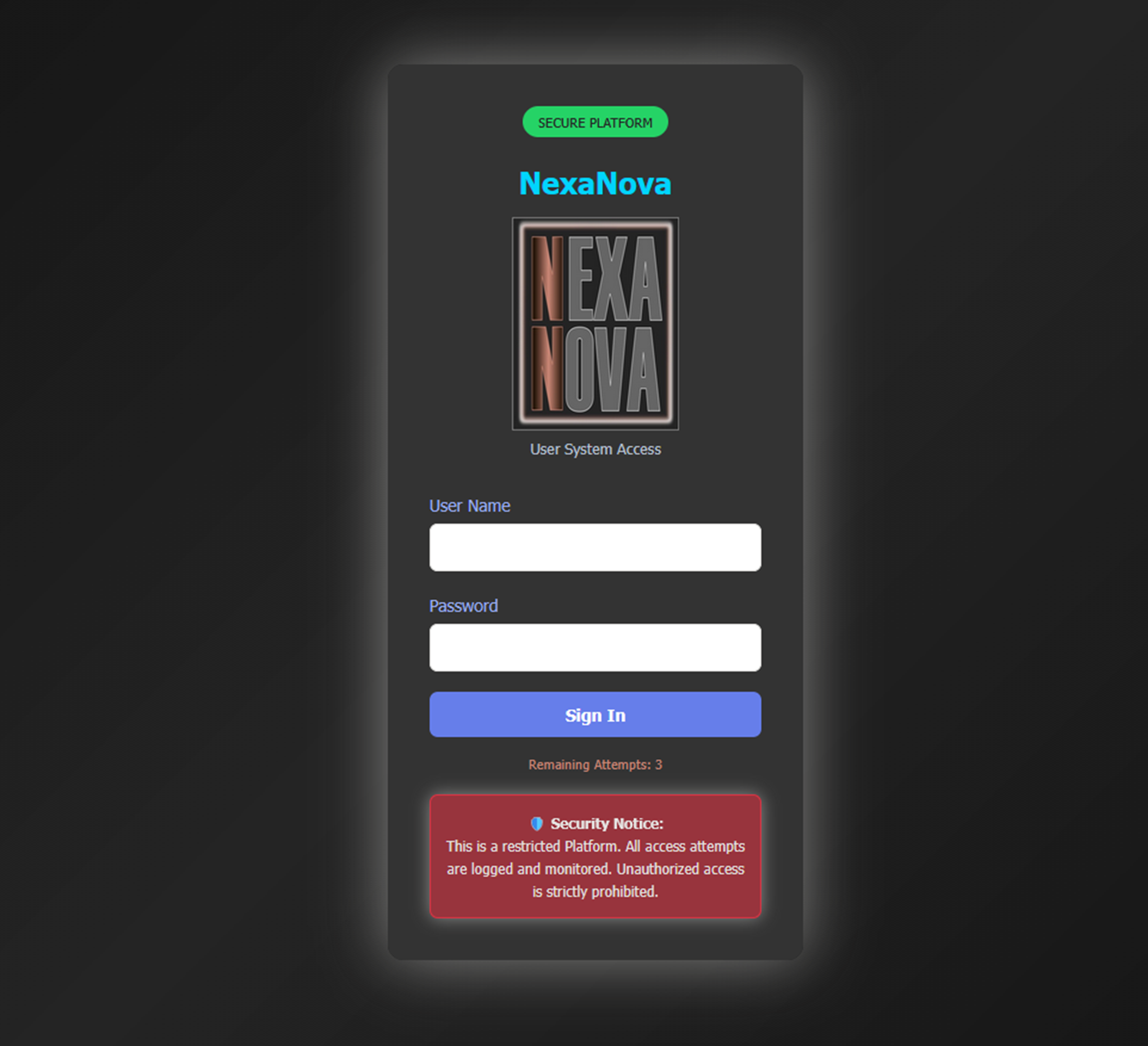 NexaNova Operational Intelligence Platform